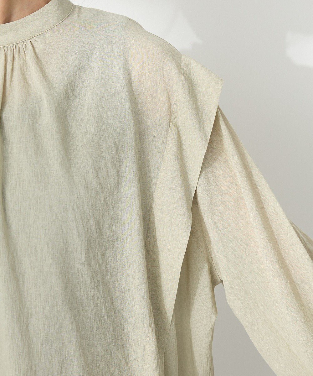 CRAFT STANDARD BOUTIQUE ヴィンテージボイルショルダータックブラウス 