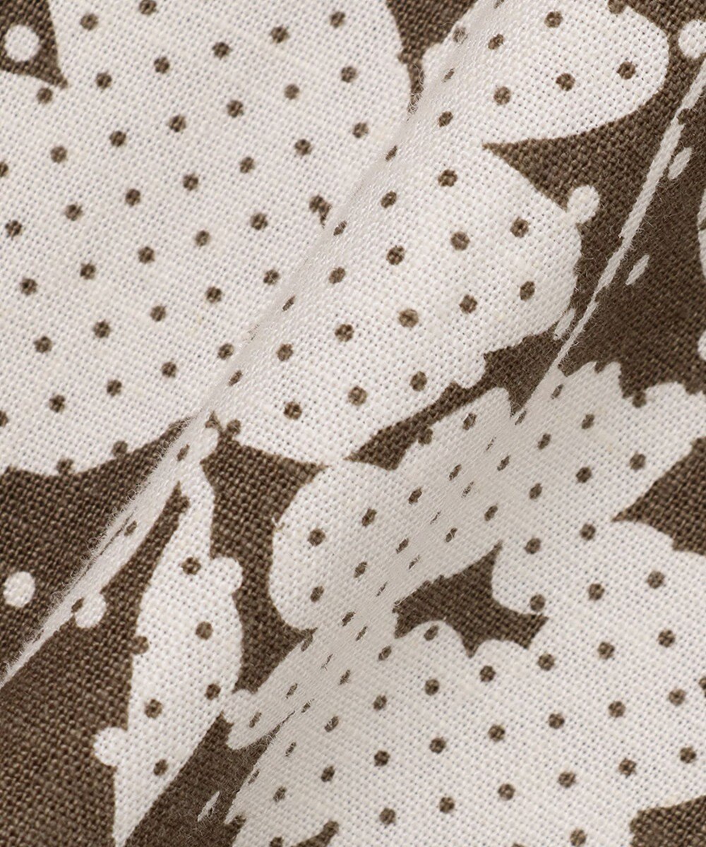 自由区 【XSサイズ~/洗える】モノトーンドットフレア スカート 