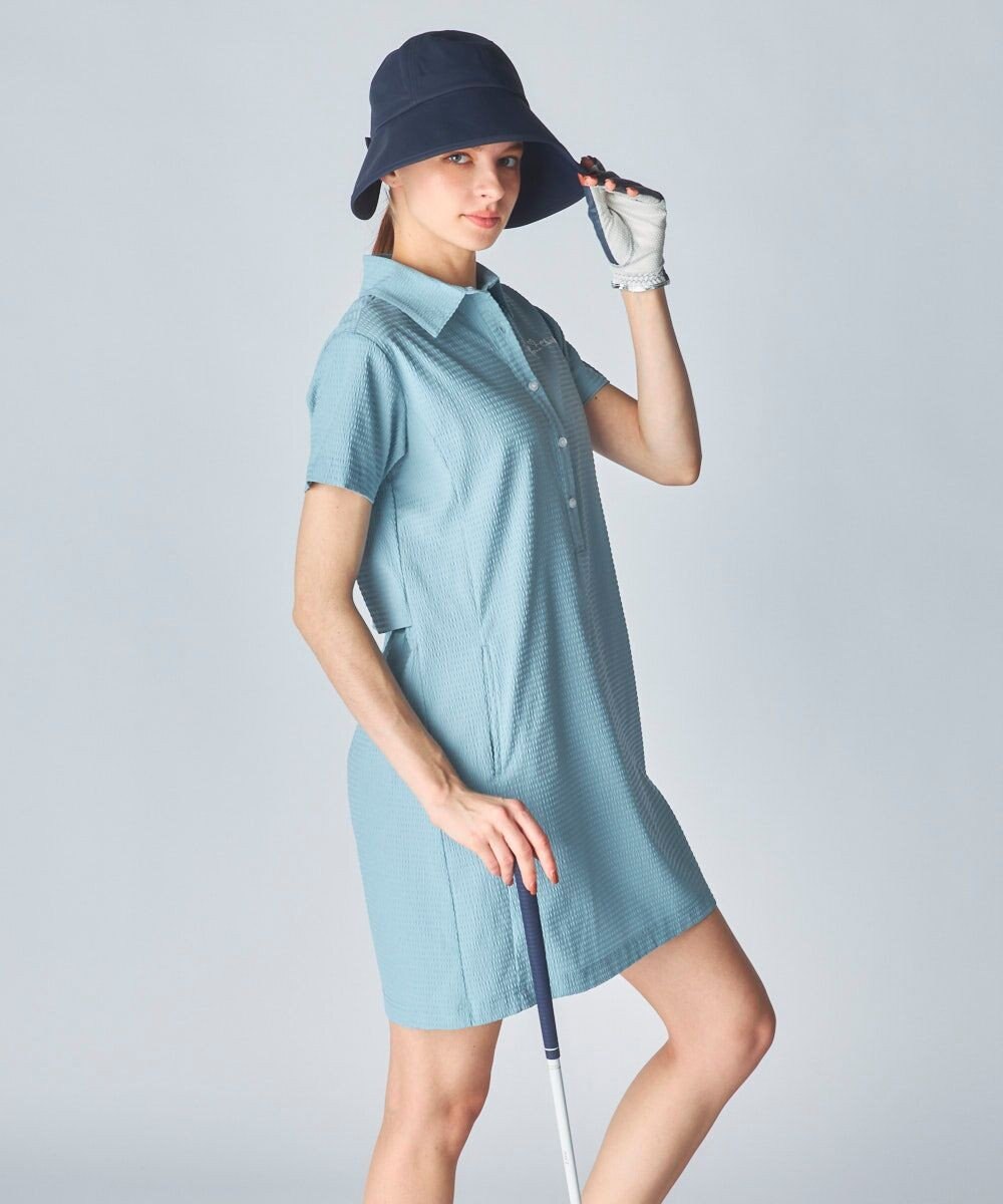 FILA GOLF／marie claire 【marie claire SPORT】 ストレッチサッカーワンピース 