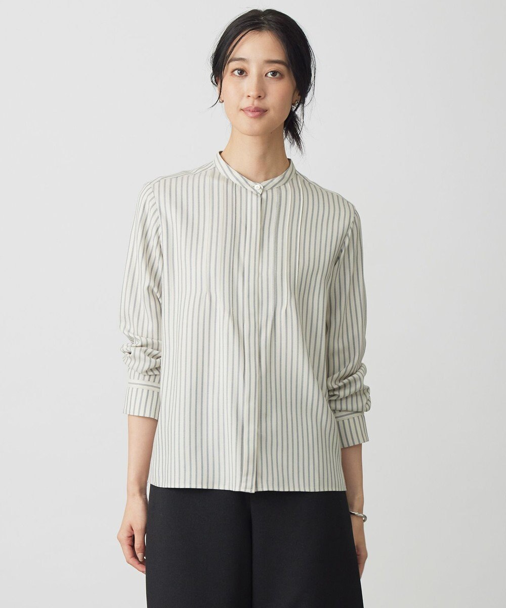 J.PRESS LADIES S サイロチェック ストライプ ブラウス 