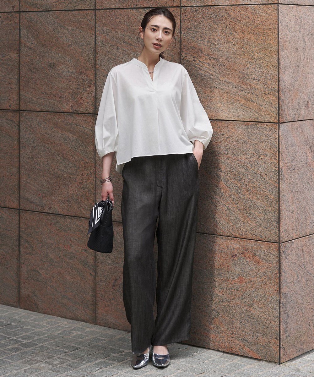 ICB ライトリヨセルデニム ストレートパンツ 
