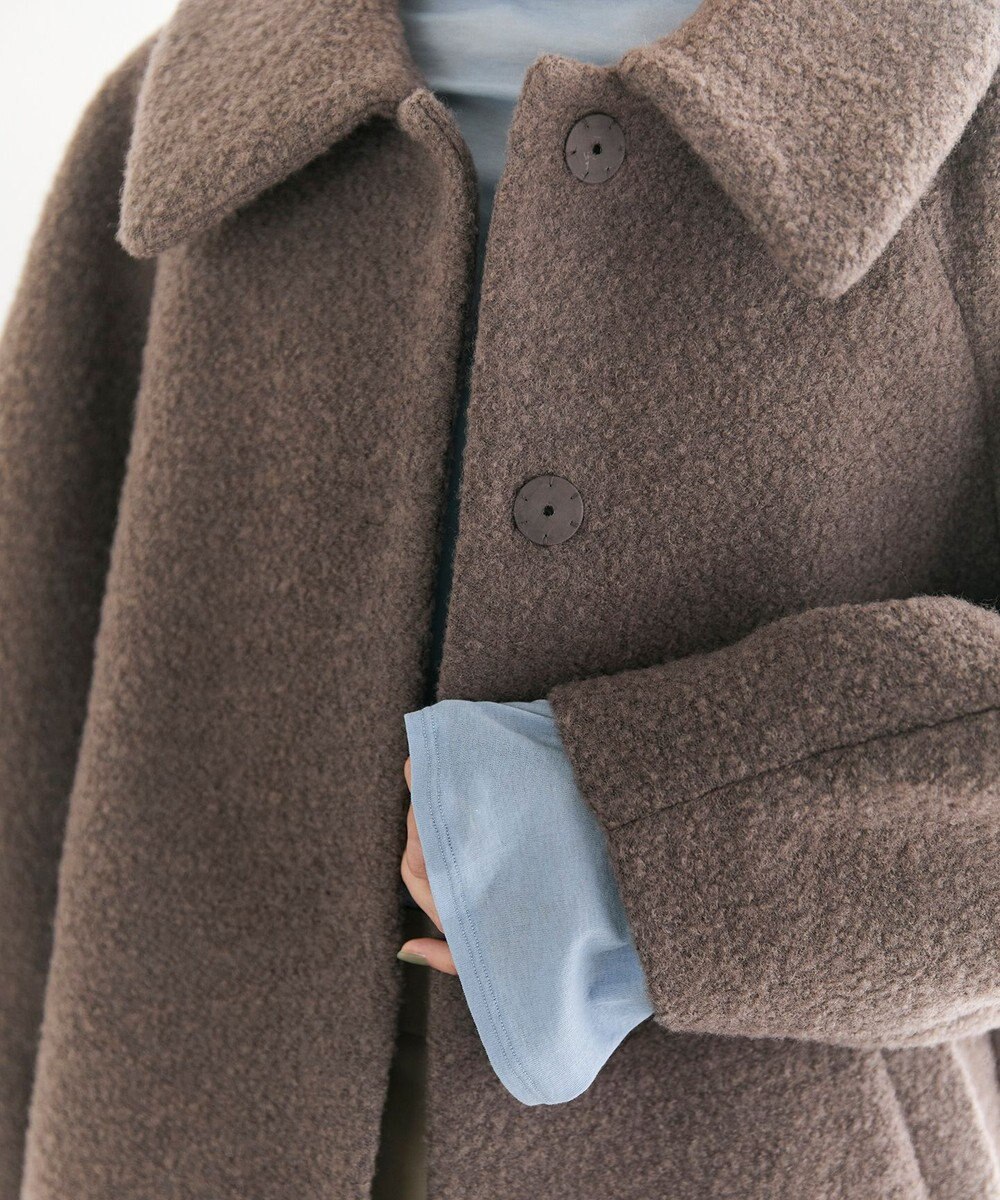 #Newans 【昨年即完売コート新色追加！】プードルコクーンコート 