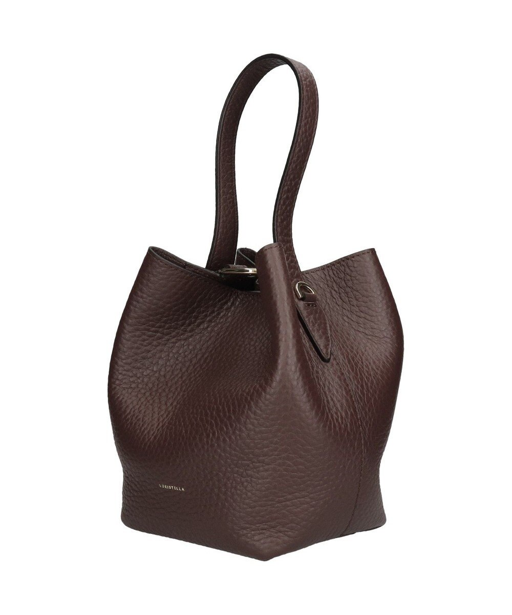 INTER-CHAUSSURES 【LORISTELLA】シュリンクレザーバケットバッグ 