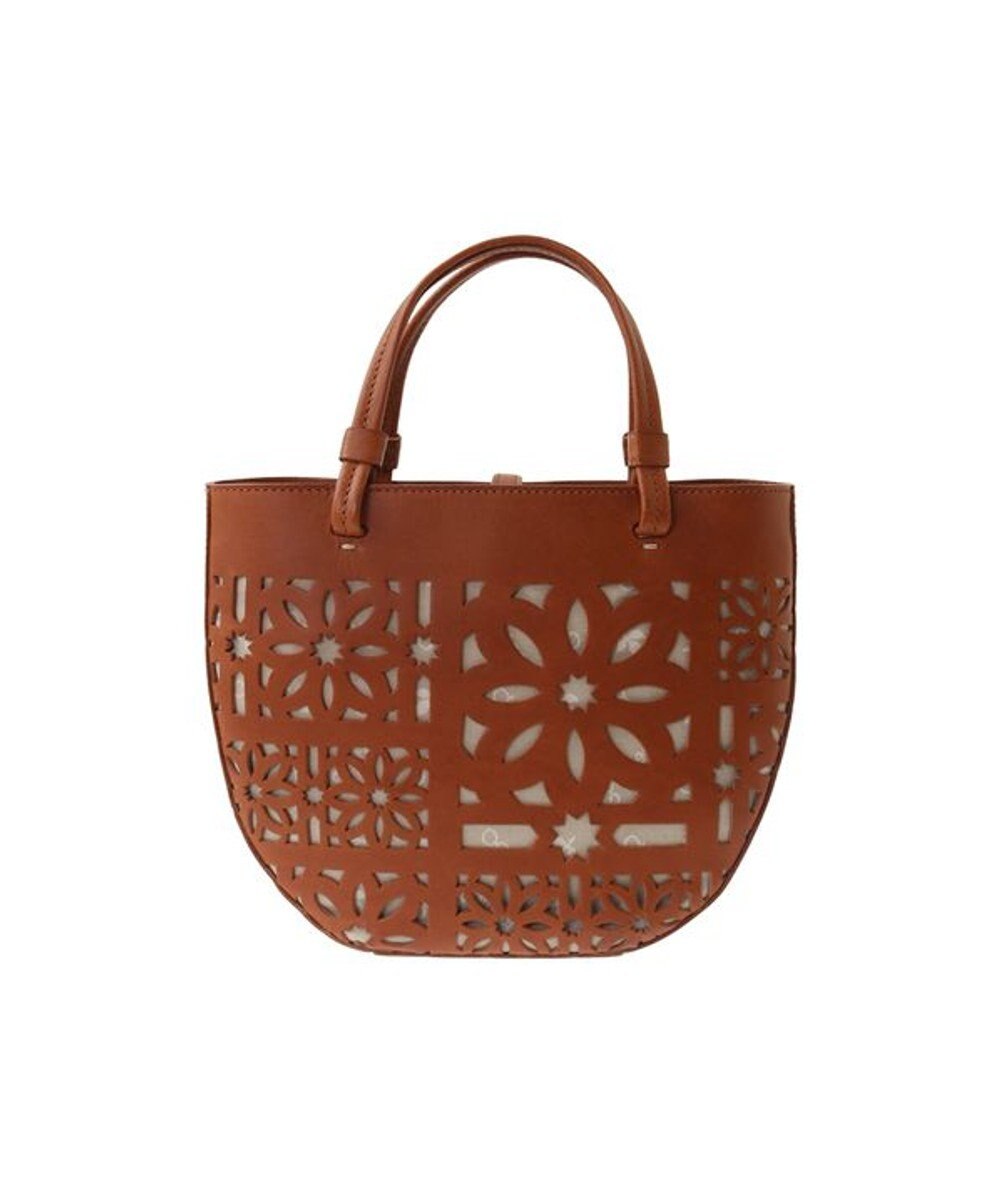 genten セイル カットワーク 手提げバッグ 