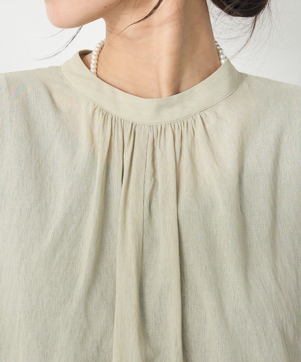 CRAFT STANDARD BOUTIQUE ヴィンテージボイルショルダータックブラウス 