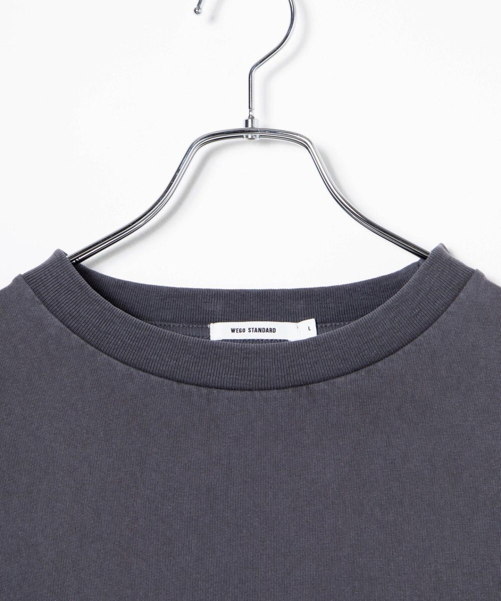 WEGO ピグメントクルーネックロンT 
