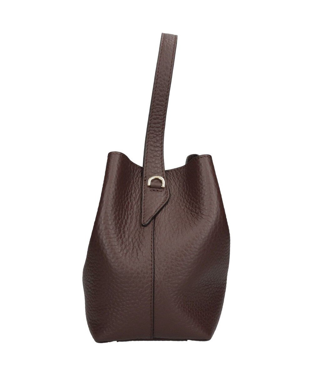 INTER-CHAUSSURES 【LORISTELLA】シュリンクレザーバケットバッグ 