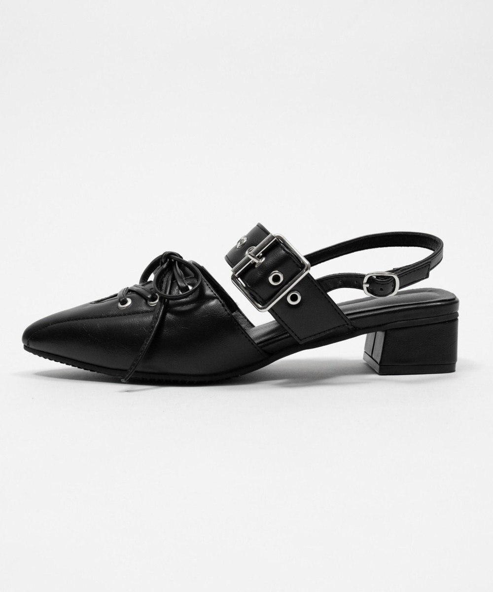 WEGO レースアップポインテッドシューズ 