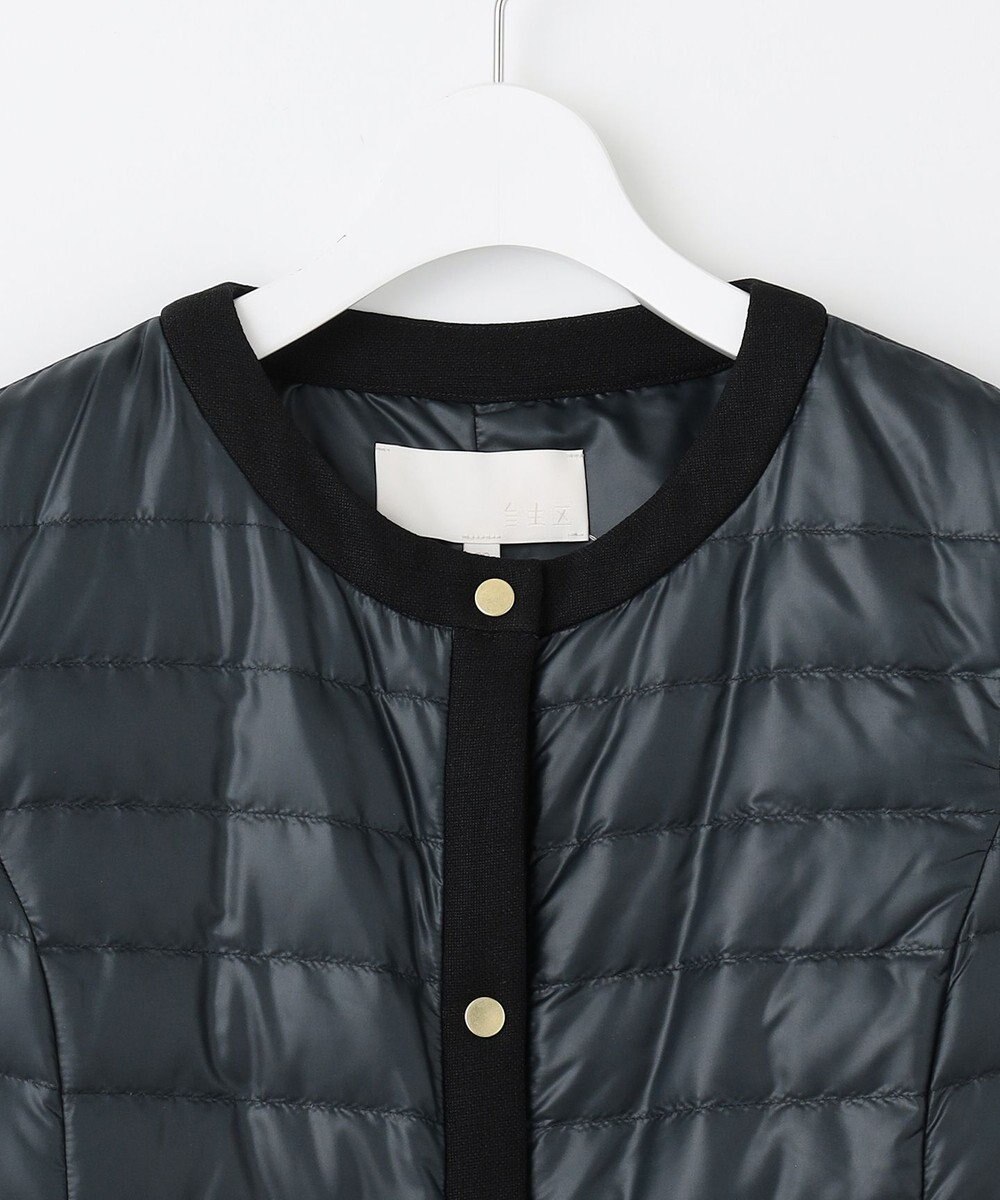 自由区 【洗える】ライトダウン ジレ 