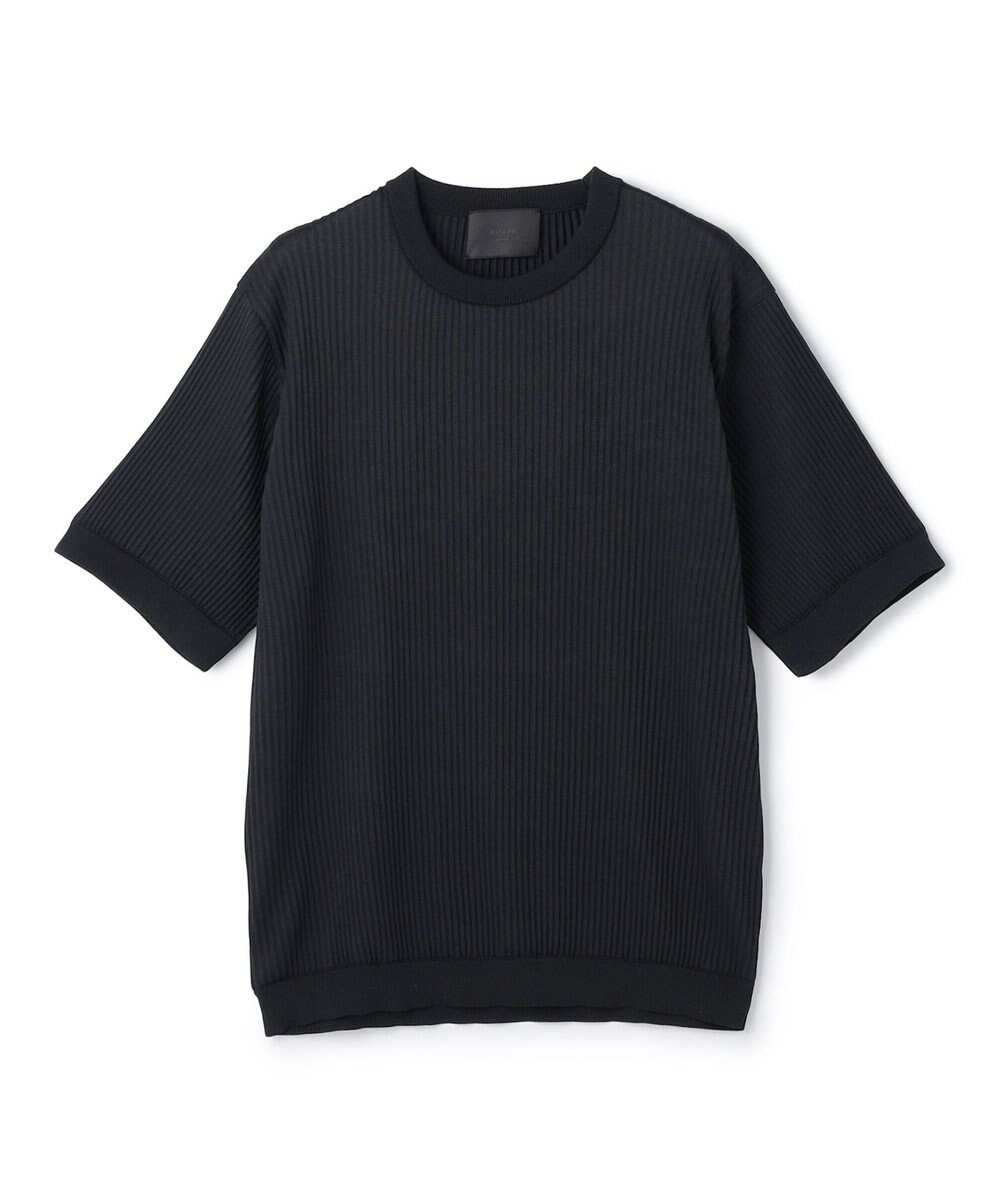 JOSEPH HOMME 【HIGH GRADE LINE】アーバンプリーツ　クルーネック半袖ニット 