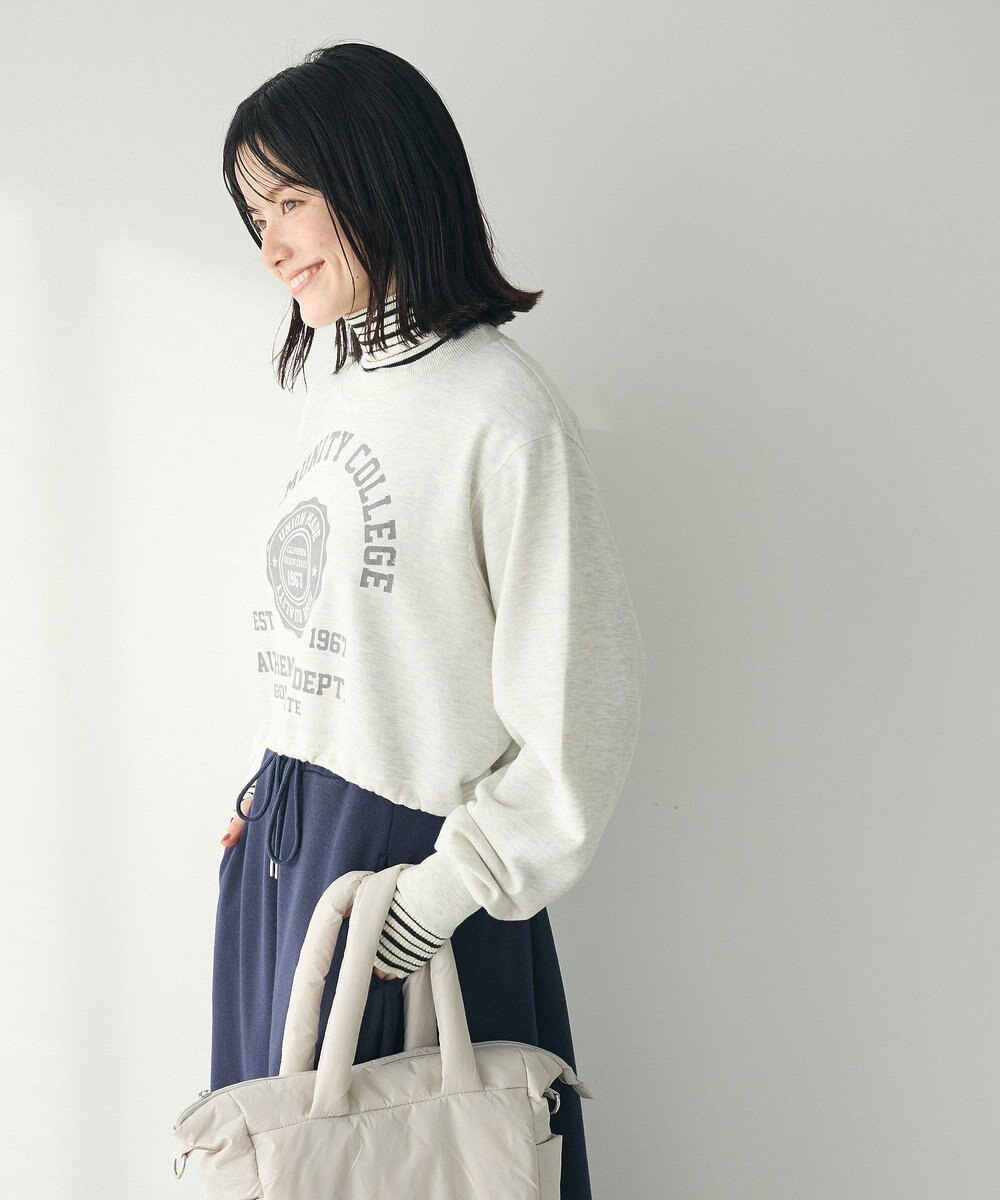 CRAFT STANDARD BOUTIQUE カレッジプリントショートプルオーバー 