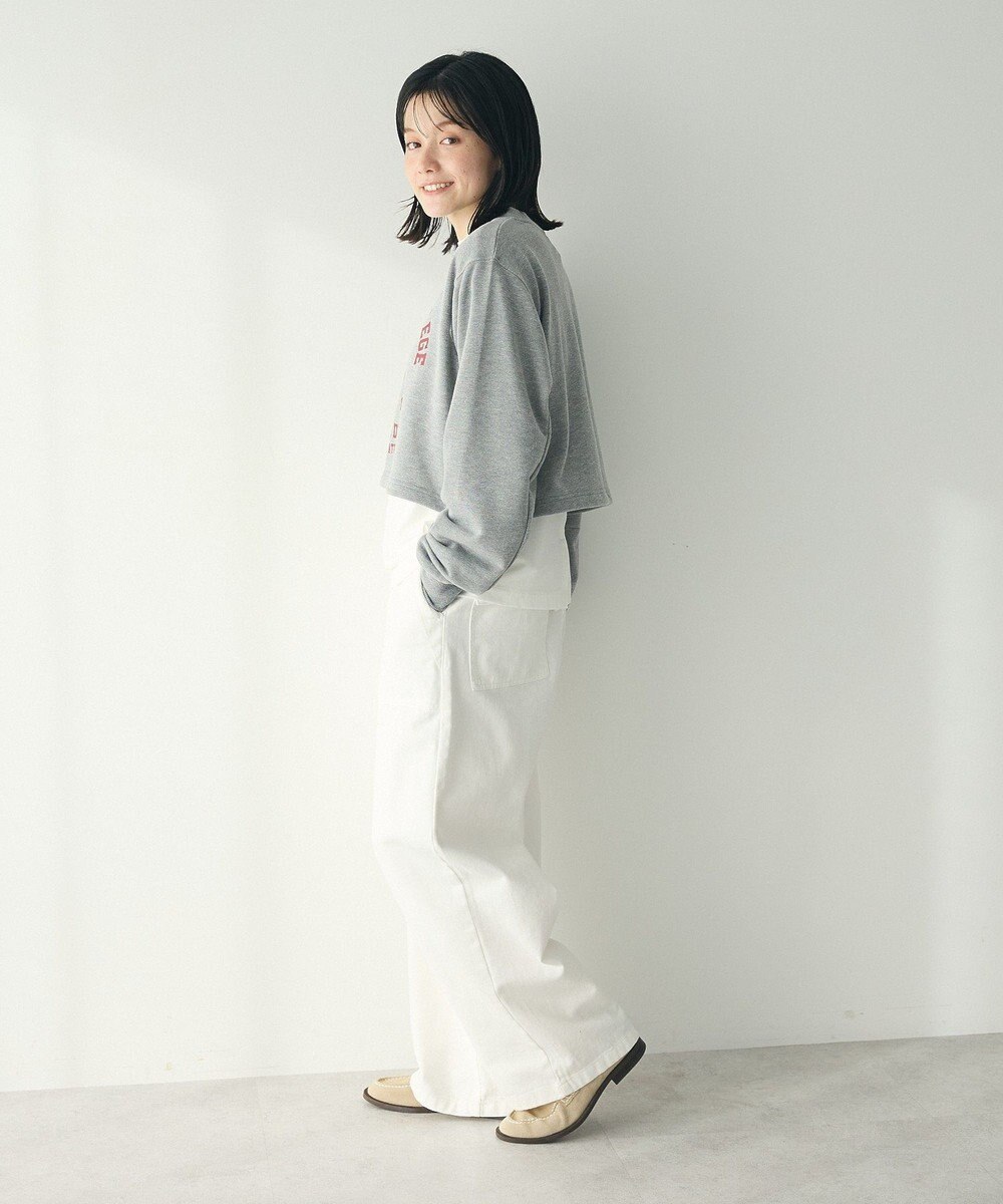 CRAFT STANDARD BOUTIQUE カレッジプリントショートプルオーバー 