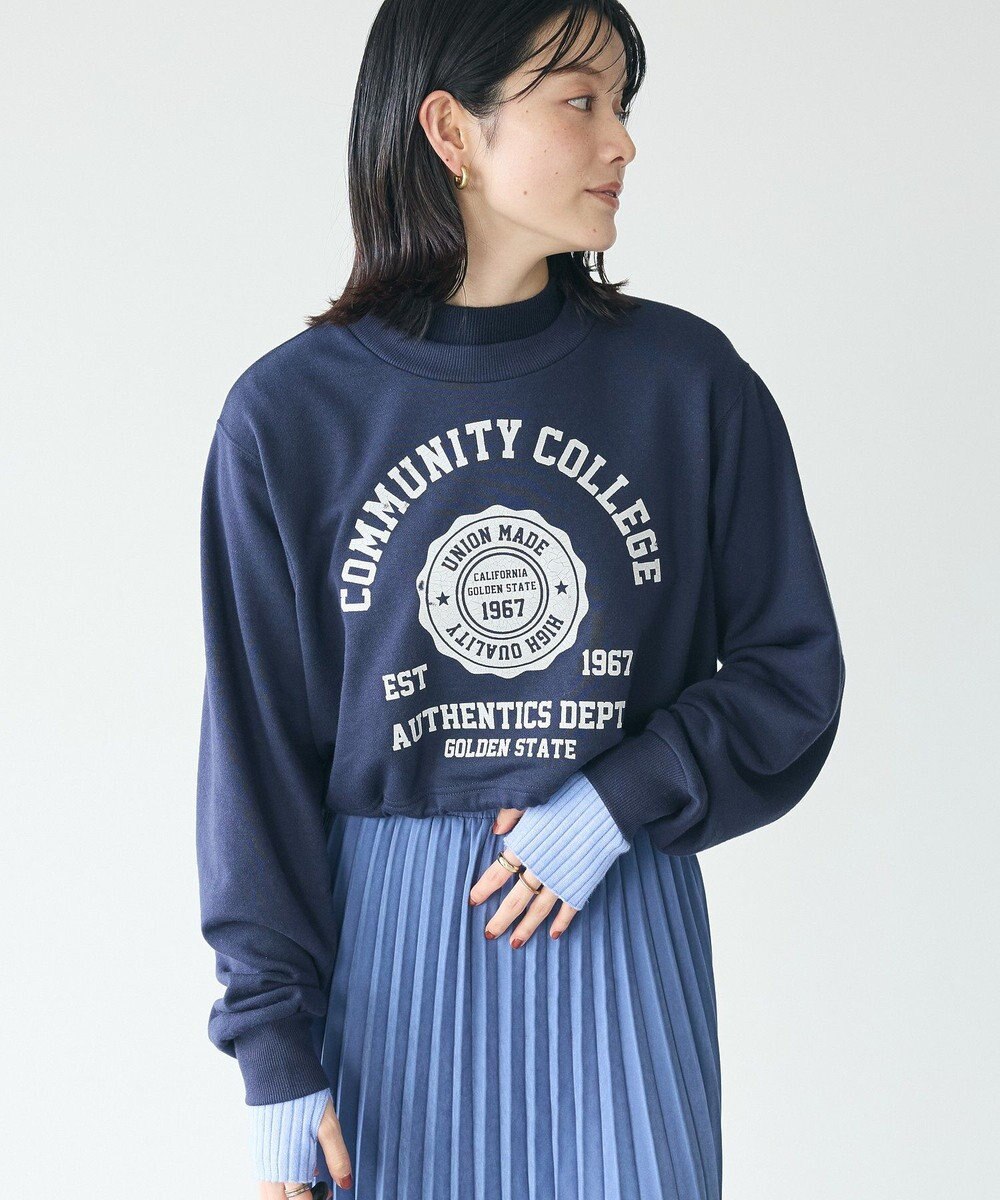 CRAFT STANDARD BOUTIQUE カレッジプリントショートプルオーバー 