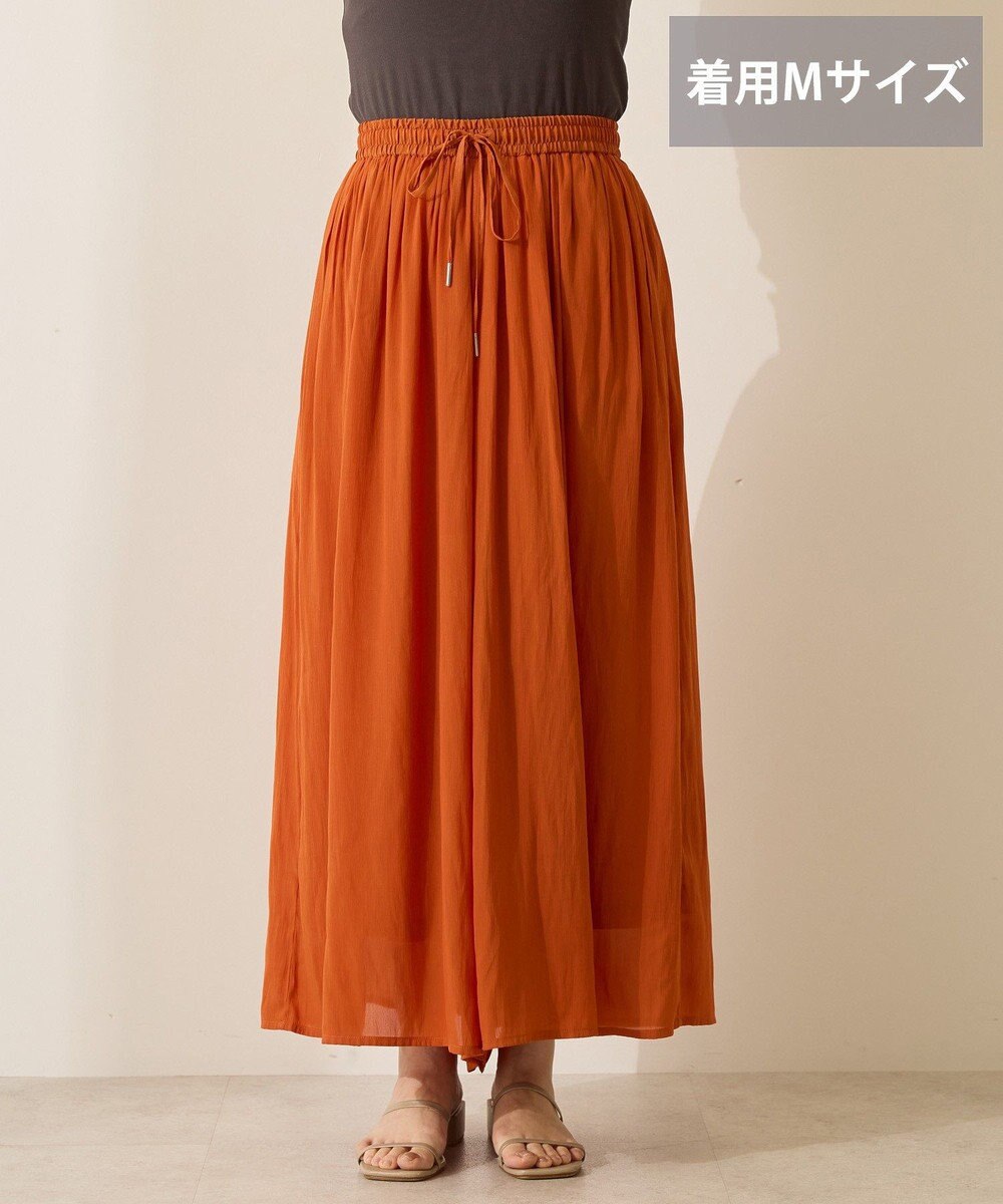 AMERICAN HOLIC 【選べる丈】接触冷感シフォンスカーチョ 