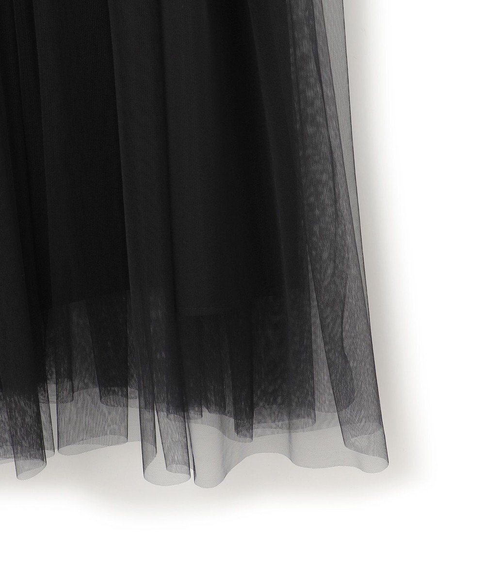 BEIGE， 【洗える・GISELe 4月号掲載】KALMIA / ノースリーブチュールドレス 