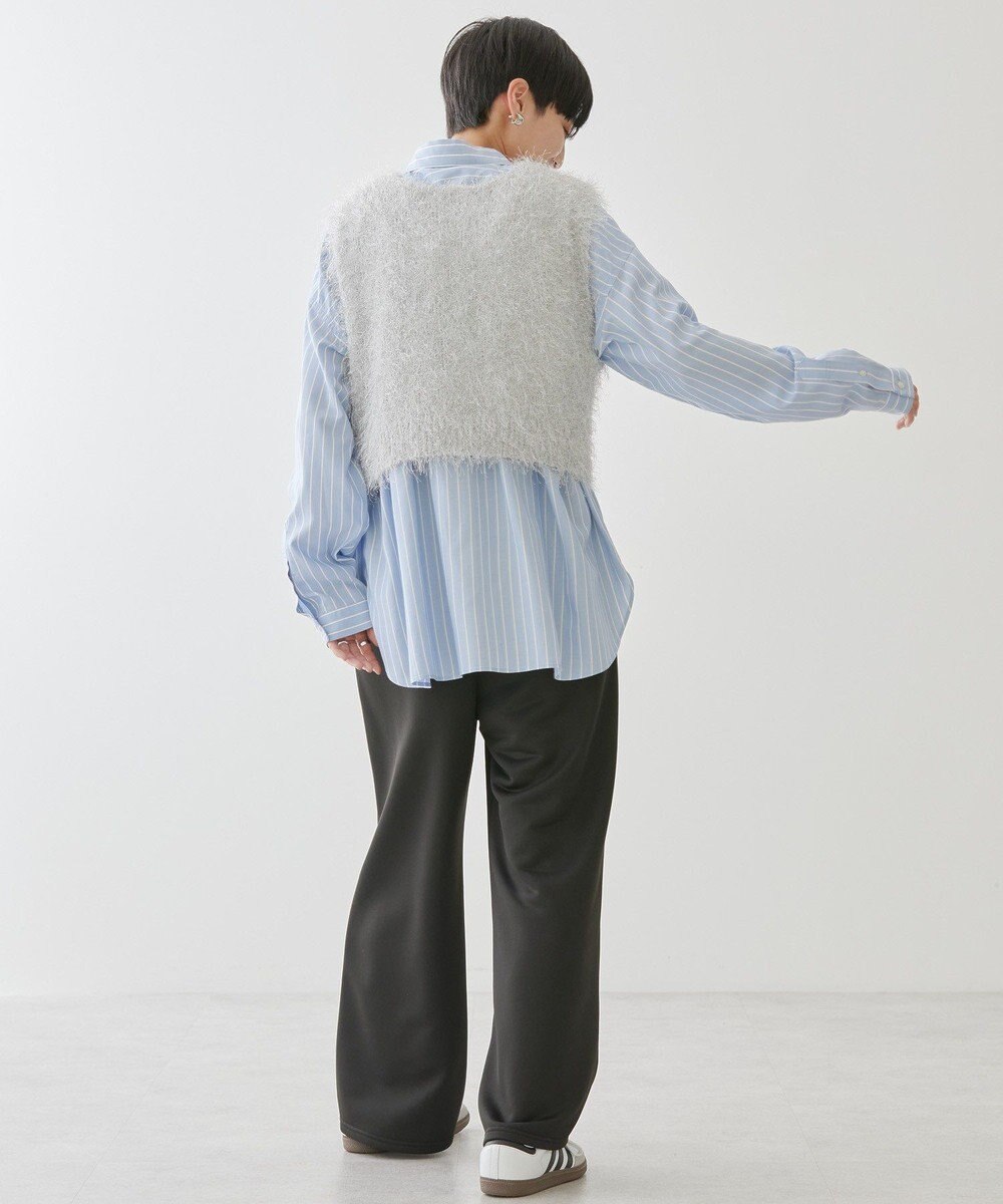 AMERICAN HOLIC サラックールバックタックシャツ 