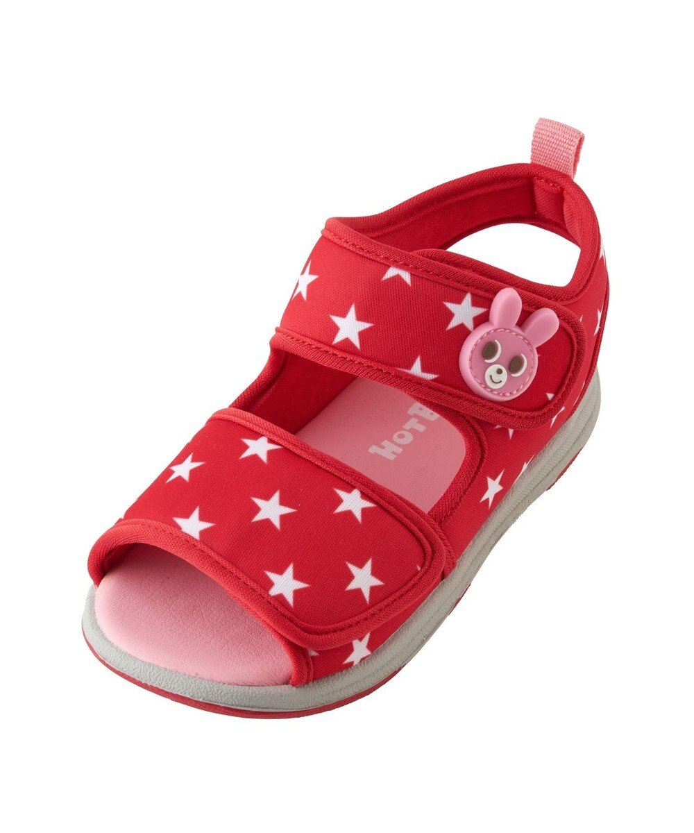 MIKI HOUSE HOT BISCUITS 【14-19cm】 ジャージ素材サンダル 