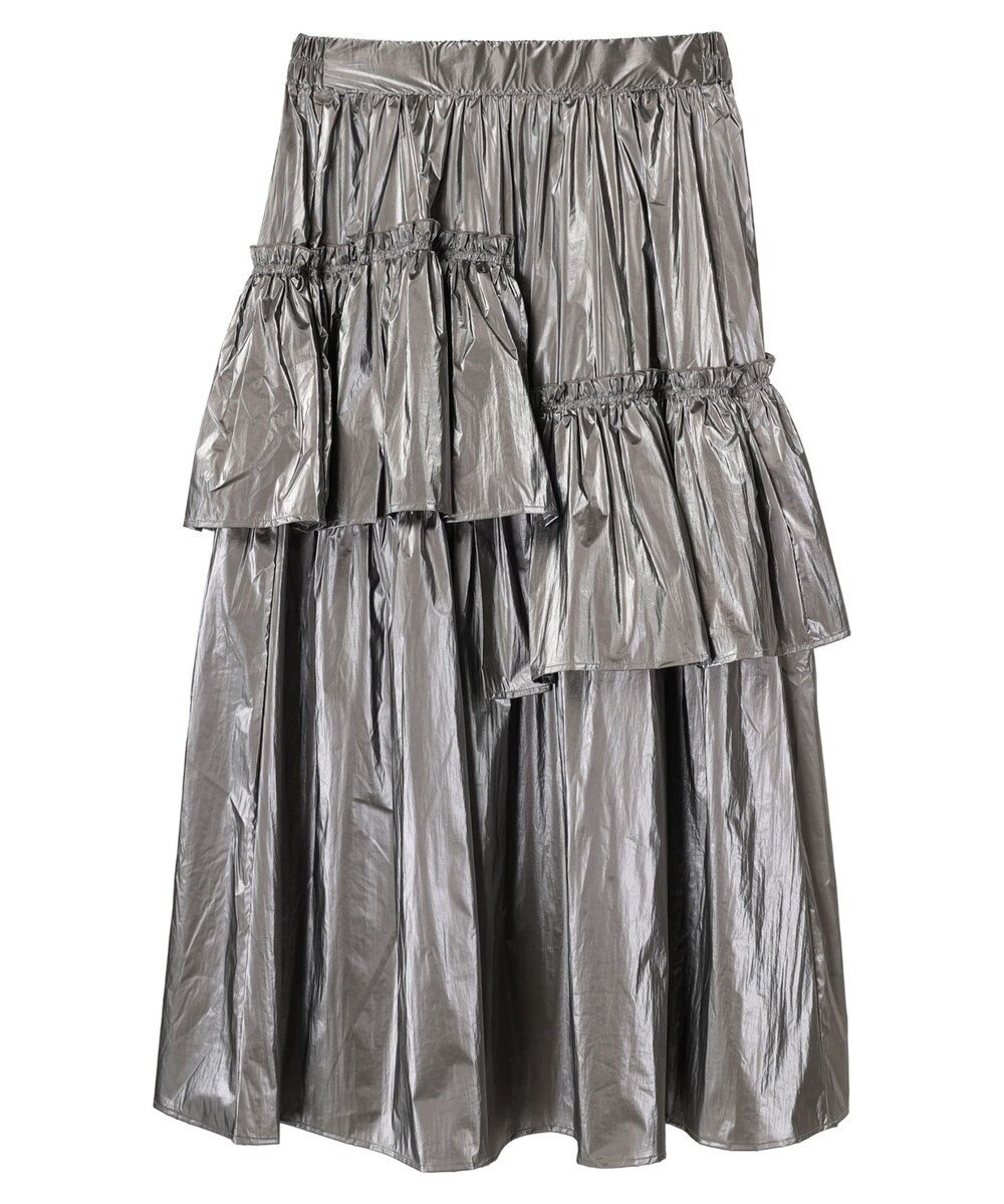 Green Parks ・ＥＬＥＮＣＡＲＥ　ＤＵＥ　メタリックティアードスカート 