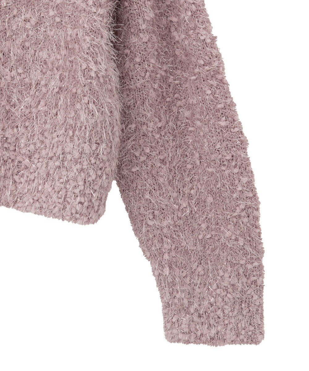 earth music&ecology ポンポンヤーンラメニットプルオーバー 