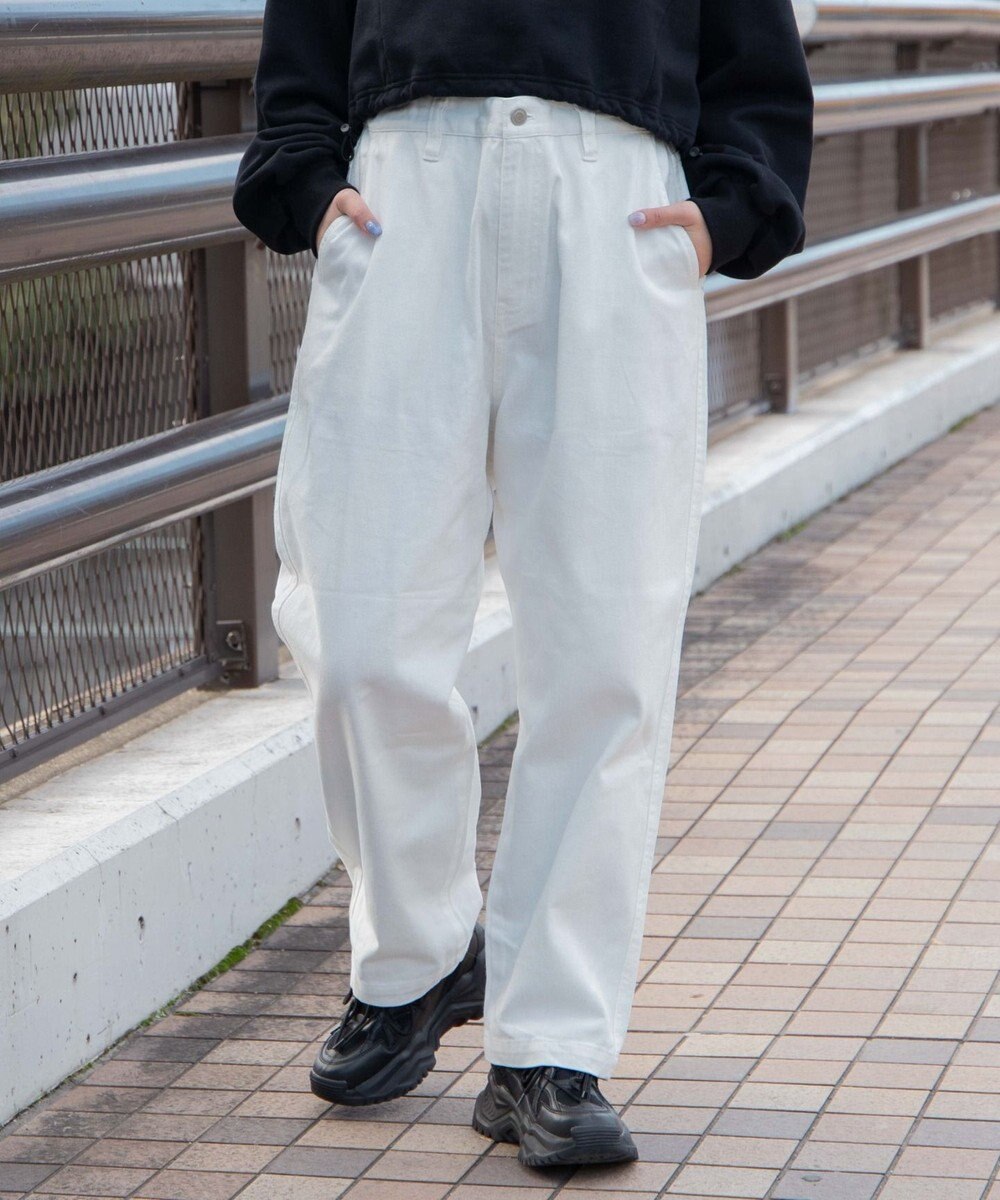 WEGO 【ユニセックス着用ITEM/手洗い可】バギーパンツ 