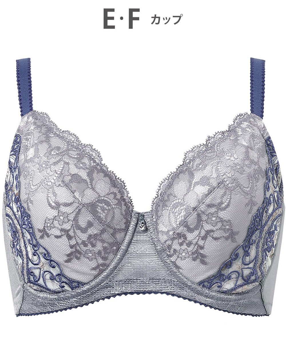 Wing ブラジャー Wing Lesiage バストを小さく見せる 脇すっきり フルカップブラ 【6000シリーズ】 小さく見せるブラ PB6001 ウイング／ワコール 