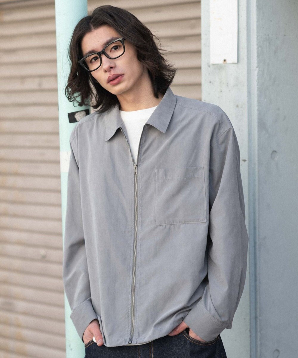 WEGO 【ユニセックス着用ITEM】フェイクスウェードシャツジャケット 