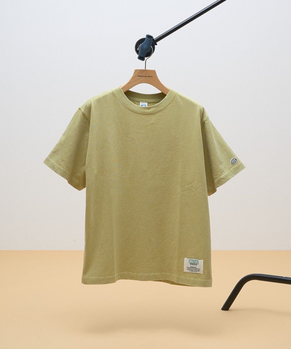 AMERICAN HOLIC DISCUS パウダーブリーチ加工Tシャツ 