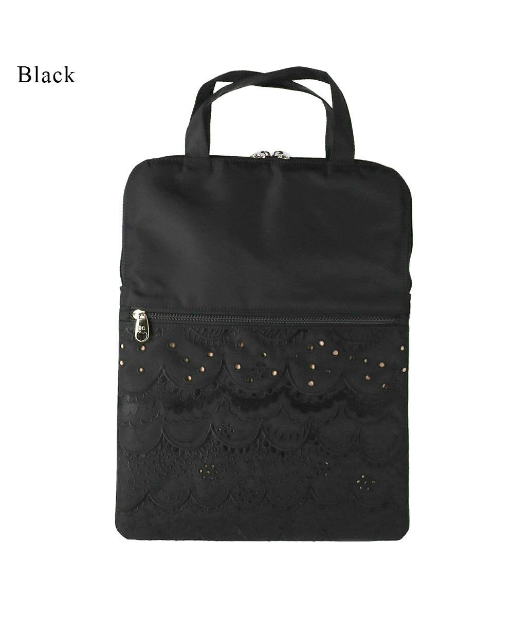 tsumori chisato CARRY スカラップレース ハンドバッグ PCケース パソコンケース 13インチ 【おしゃれな女性向け！】 