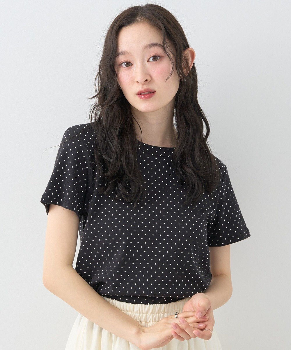 earth music&ecology ドットプリントＴシャツ 