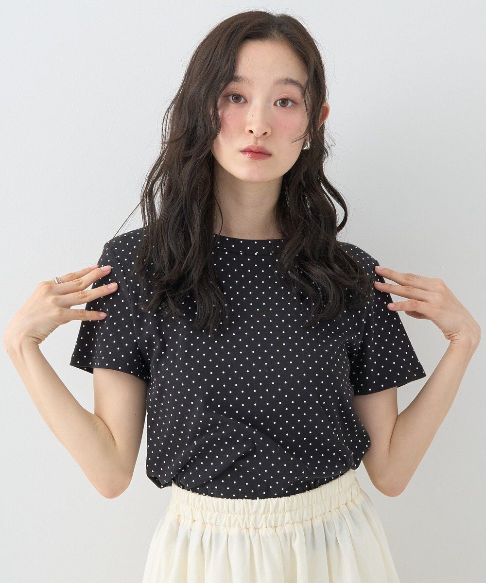 earth music&ecology ドットプリントＴシャツ 