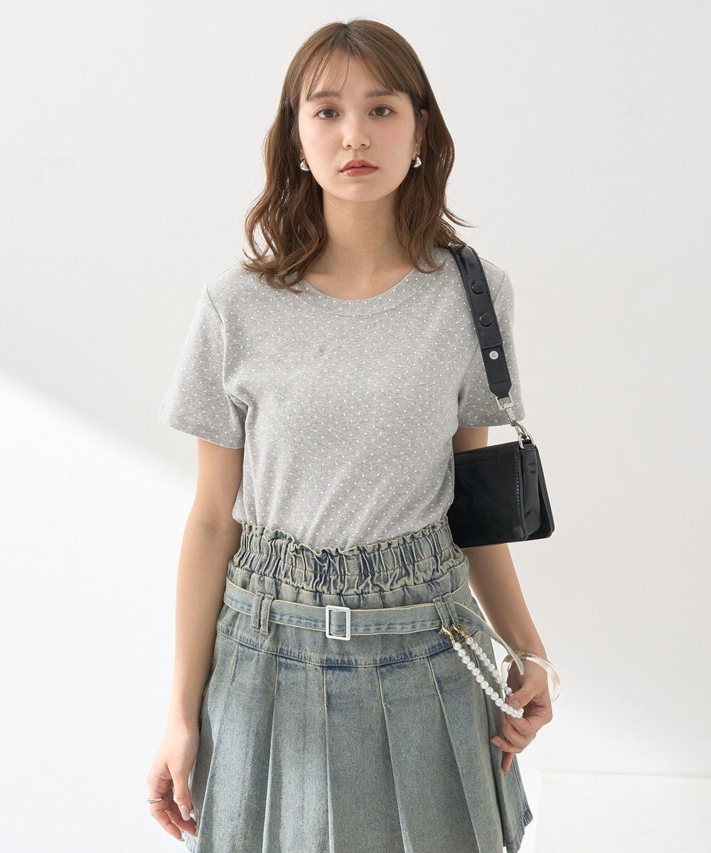 earth music&ecology ドットプリントＴシャツ 