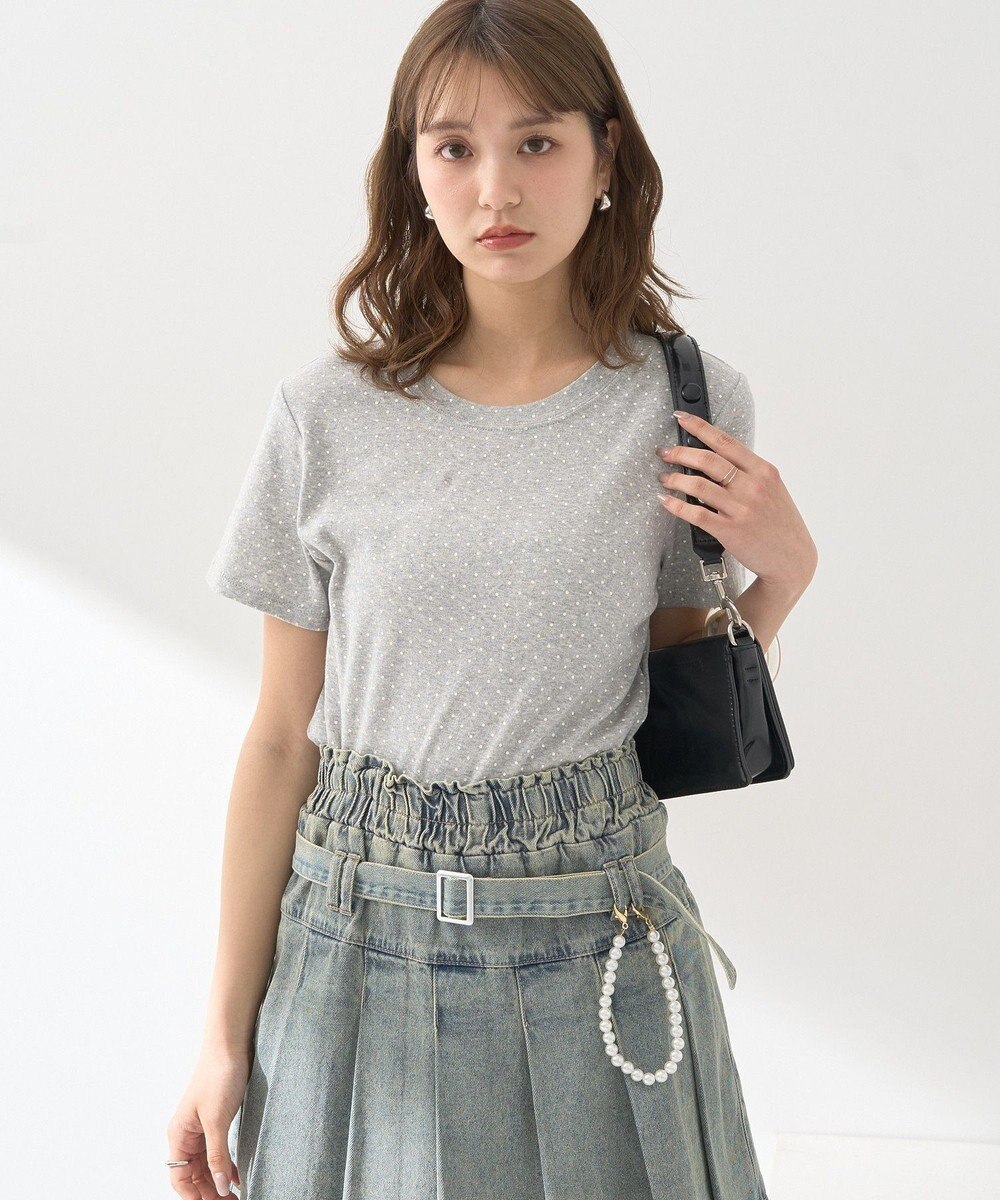 earth music&ecology ドットプリントＴシャツ 