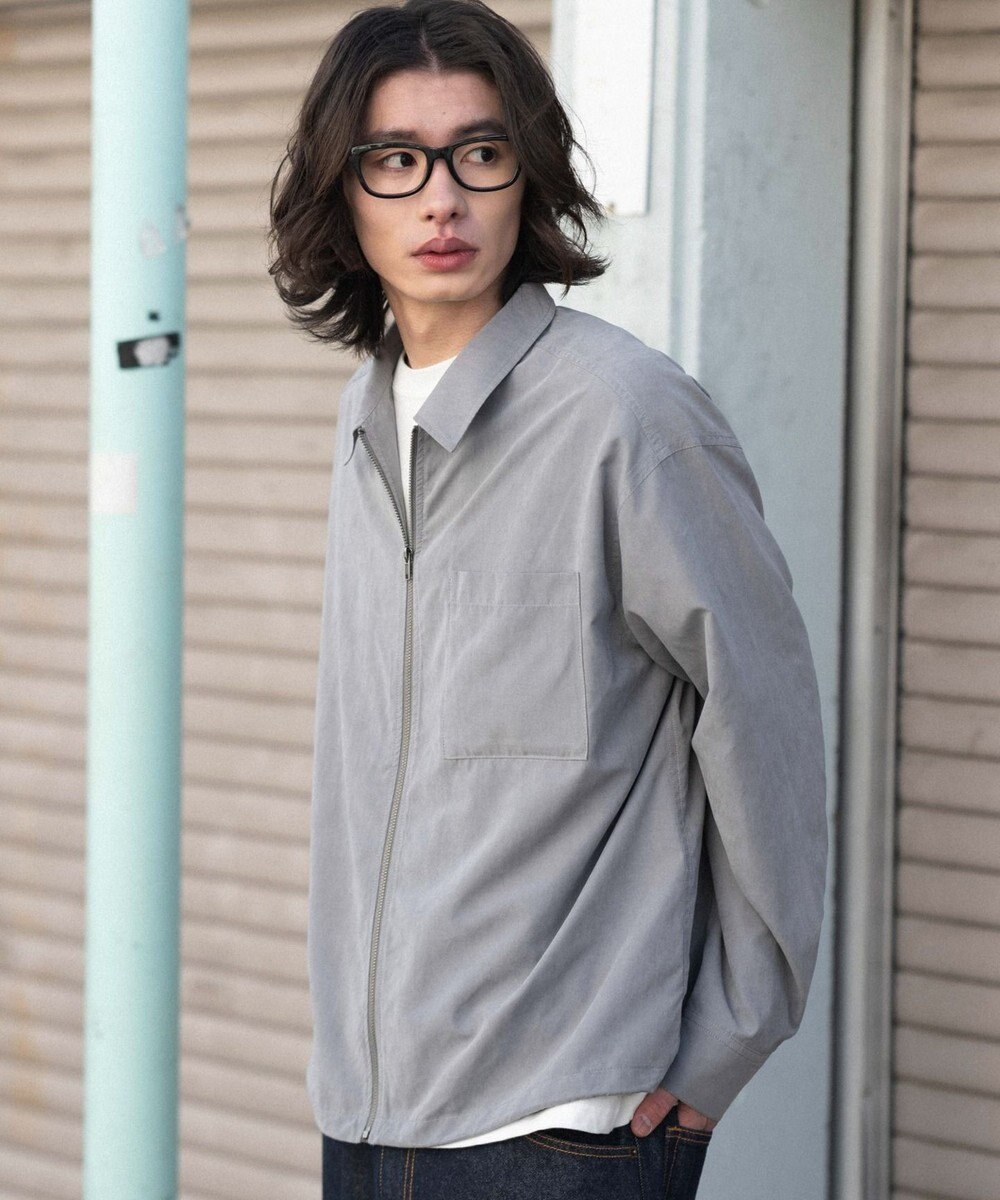 WEGO 【ユニセックス着用ITEM】フェイクスウェードシャツジャケット 