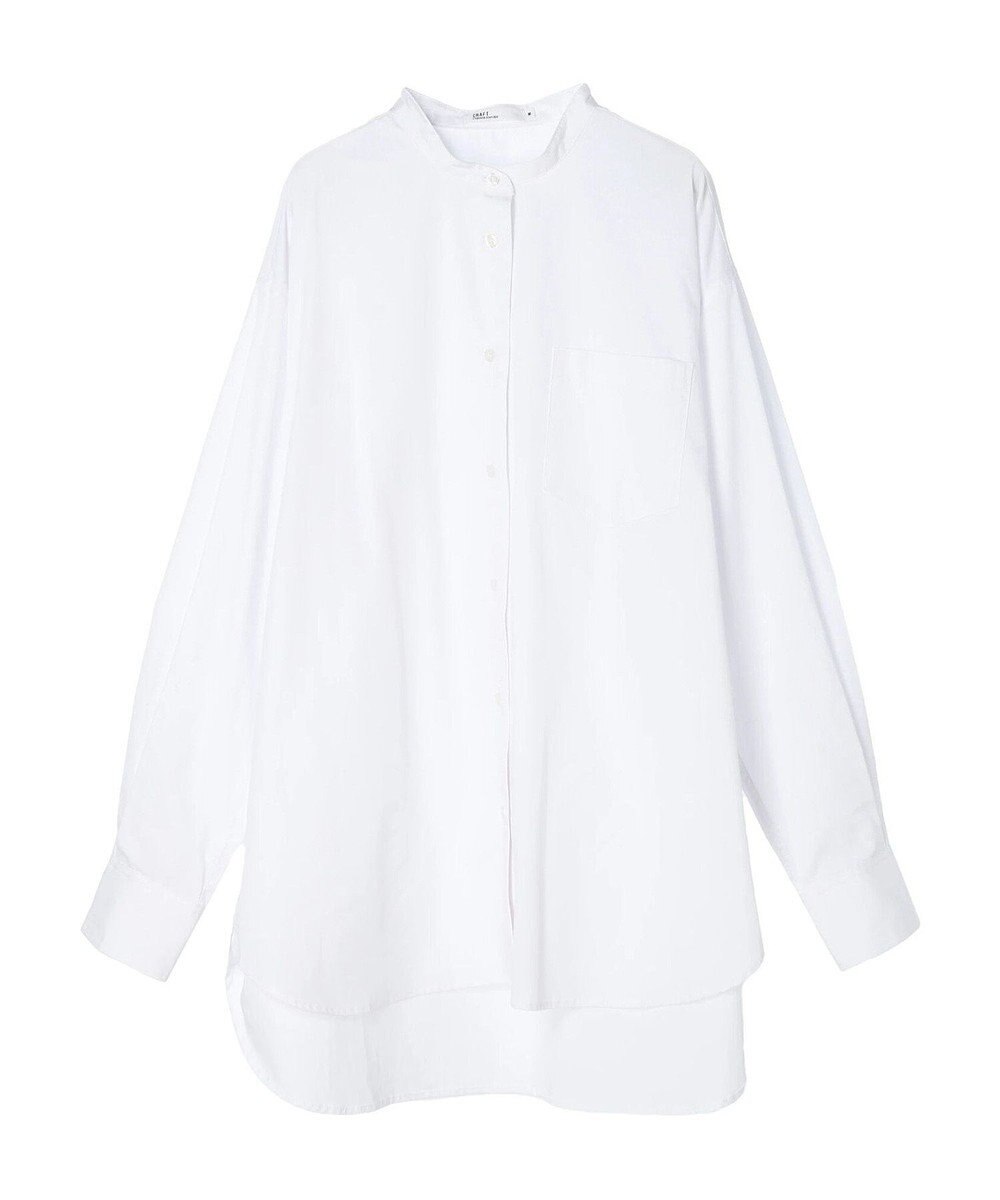 CRAFT STANDARD BOUTIQUE 【追加】バンドカラーシャツ 