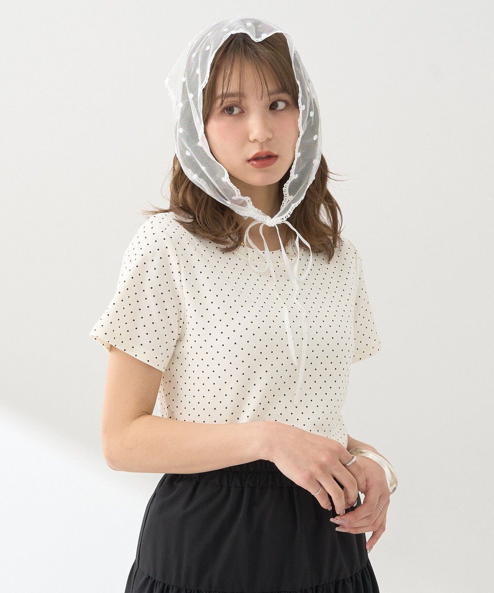 earth music&ecology ドットプリントＴシャツ 