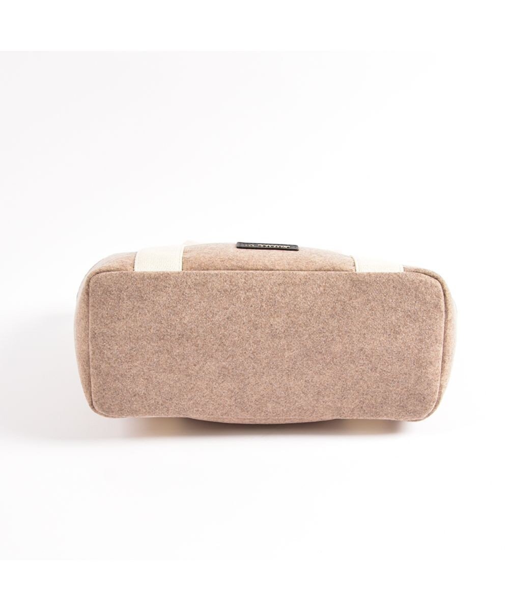 LA BAGAGERIE フェルト×カウヘアートート 