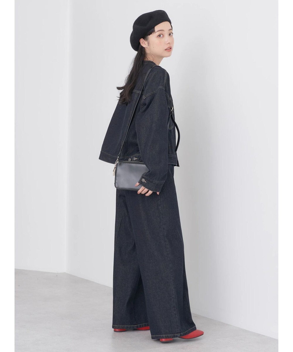 earth music&ecology フロントジップデニムパンツ 
