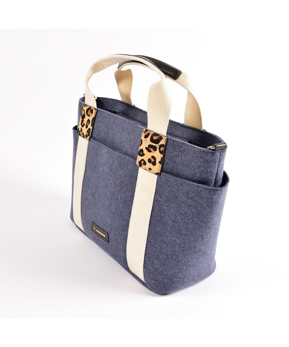 LA BAGAGERIE フェルト×カウヘアートート 