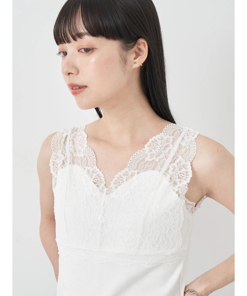 earth music&ecology 前後２ＷＡＹレースタンクトップ 