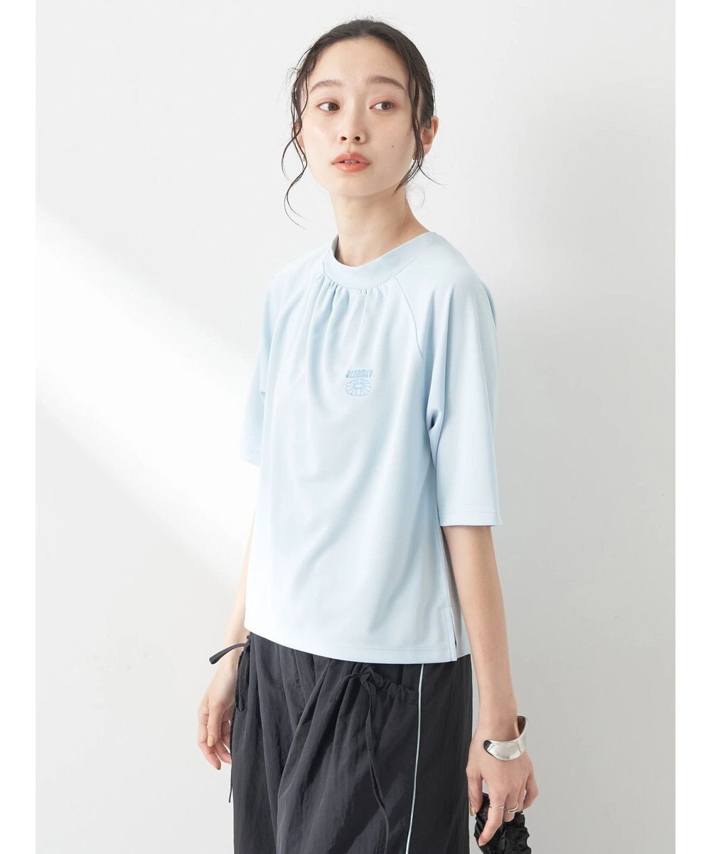 earth music&ecology スポーティー刺繍ロゴＴ 