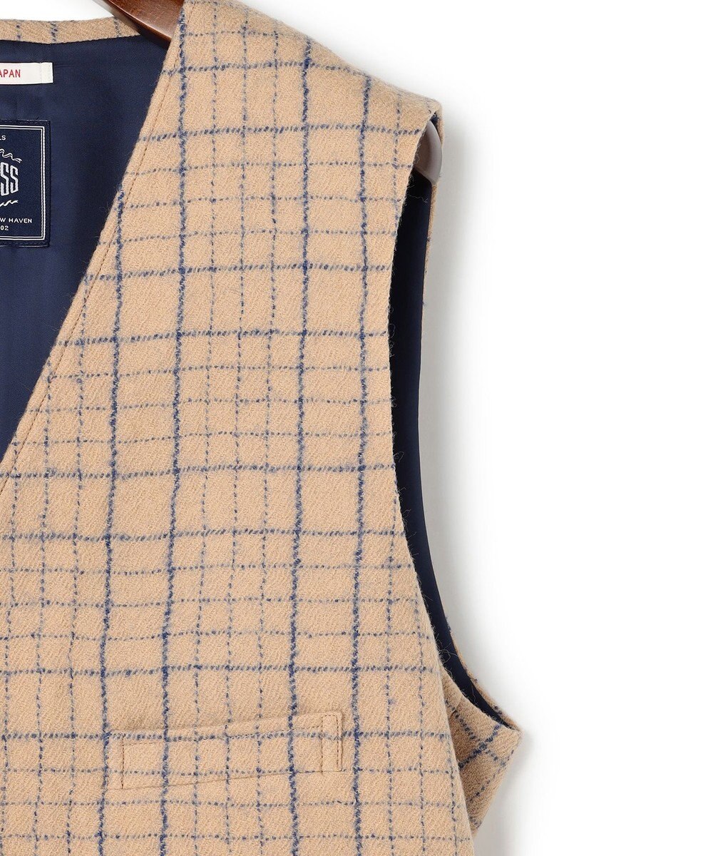 J.PRESS MEN 【J.PRESS ORIGINALS】Boil Random Window Pen Over Odd Vest / Japan Made 