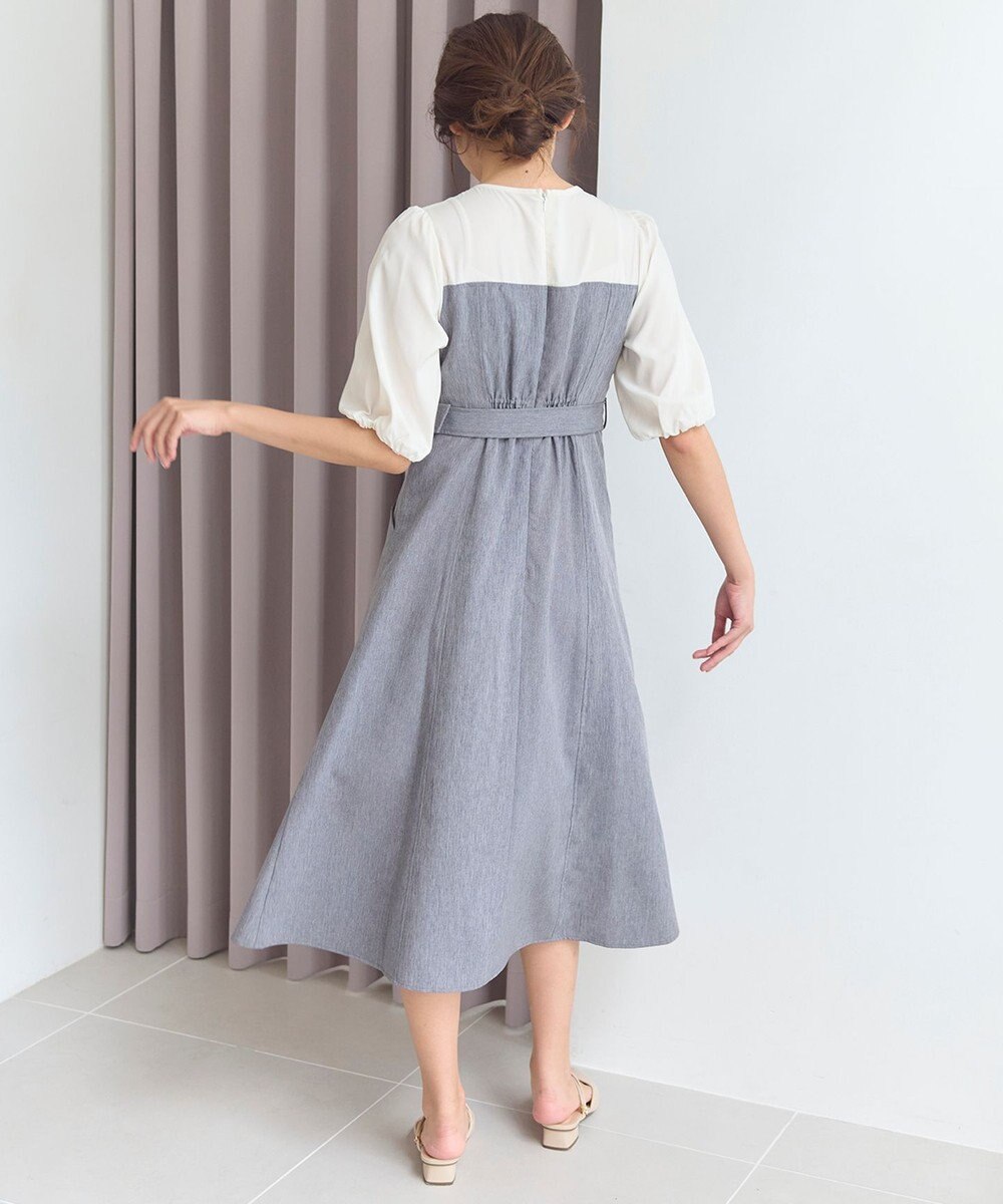 Feroux ドッキング風ワンピース 