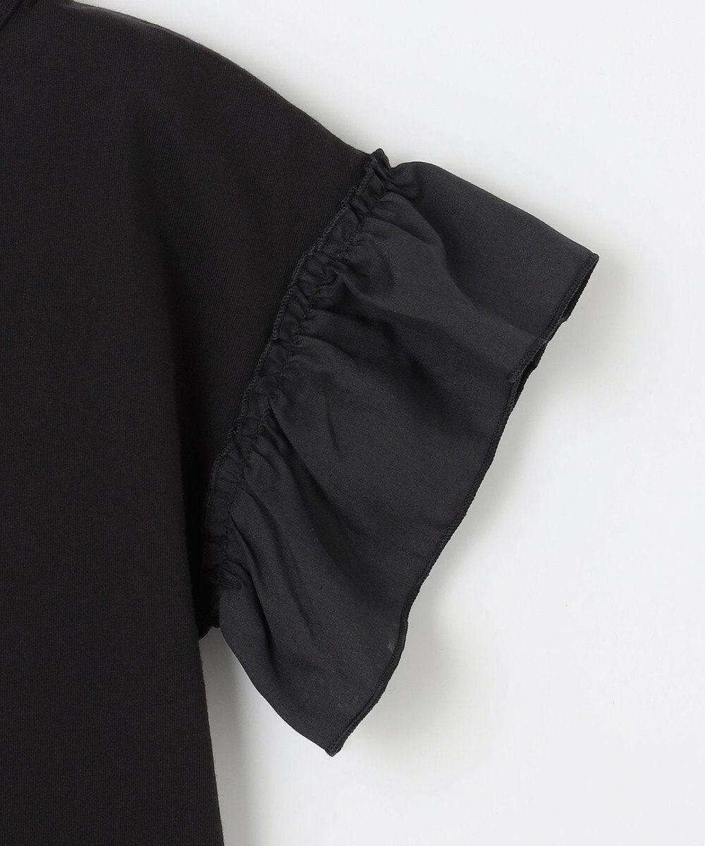 ANY KIDS パール襟 袖フリル Ｔシャツ 