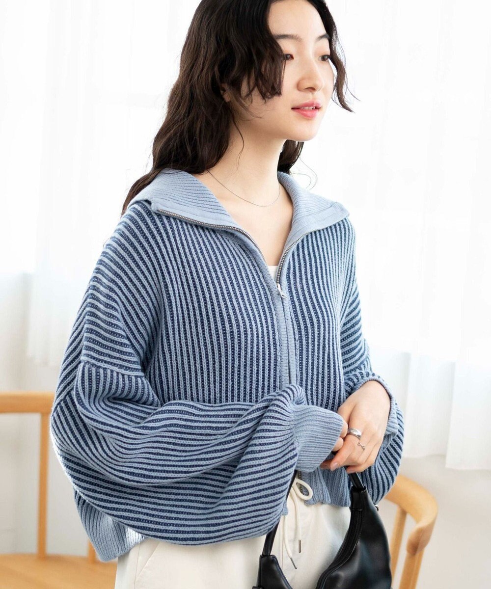 WEGO ダブルジップショートカーデ 