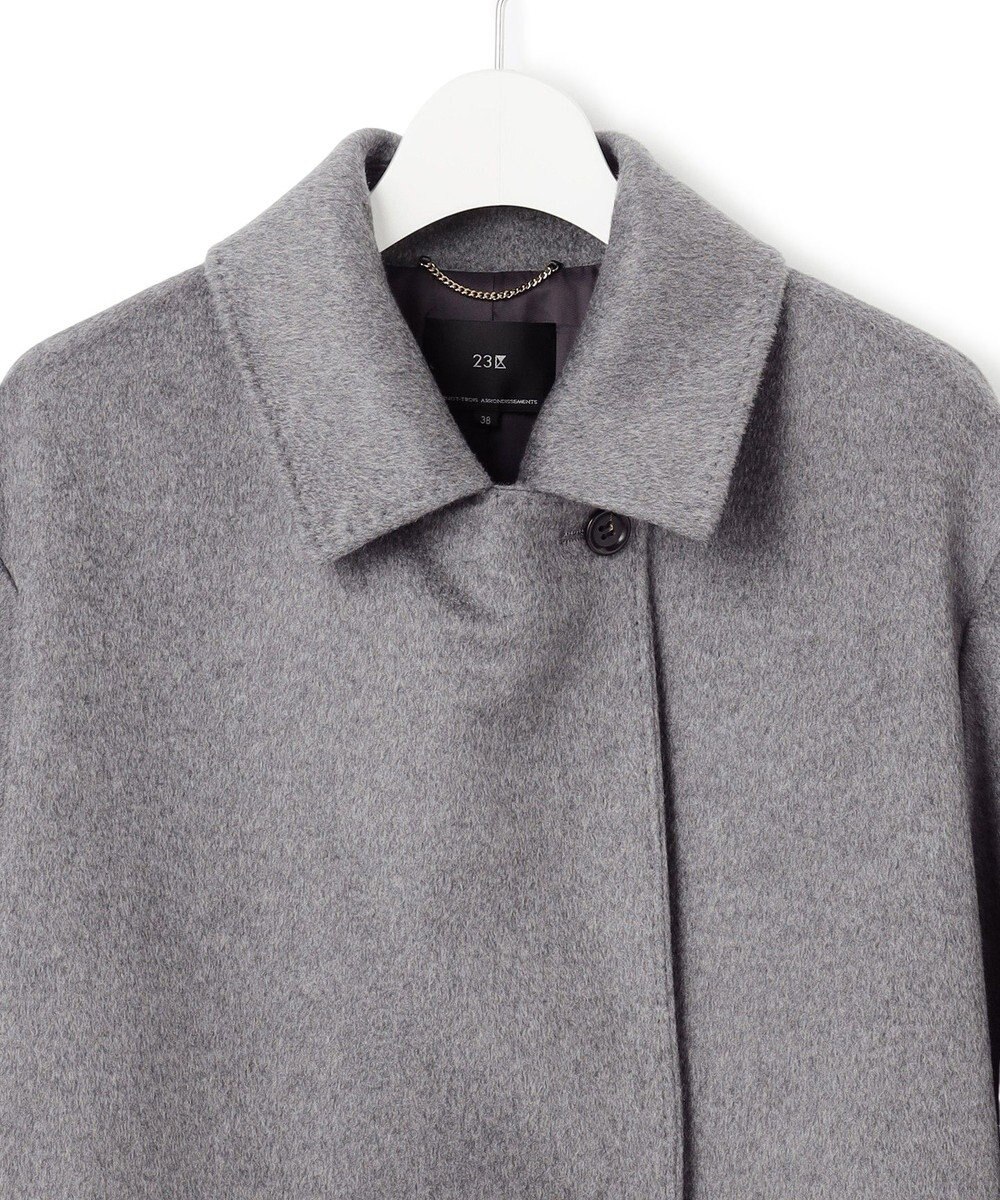 23区 S COLOMBOカシミヤビーバー ダブルフロント チェスターコート 