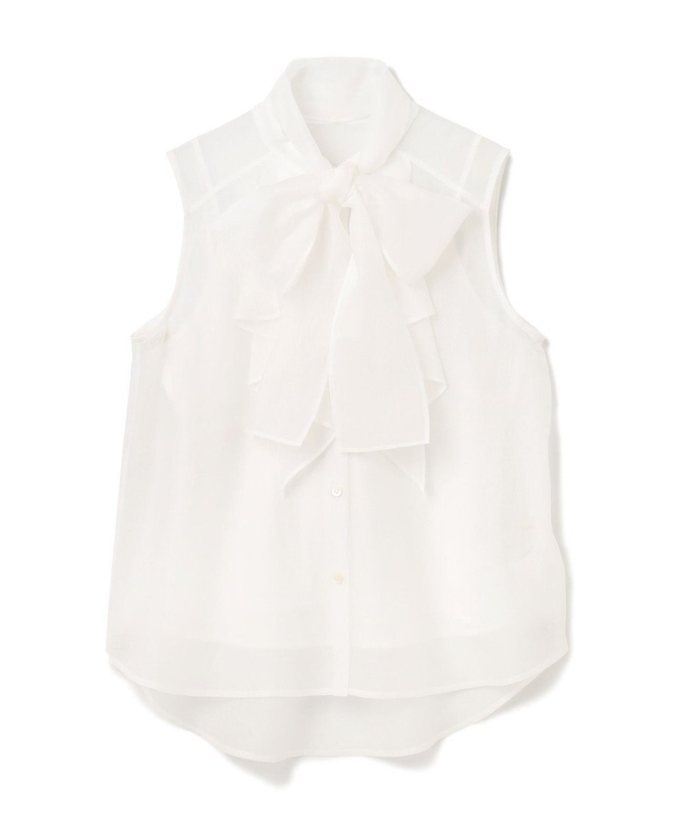 GRACE CONTINENTAL シアーボウタイノースリーブ 