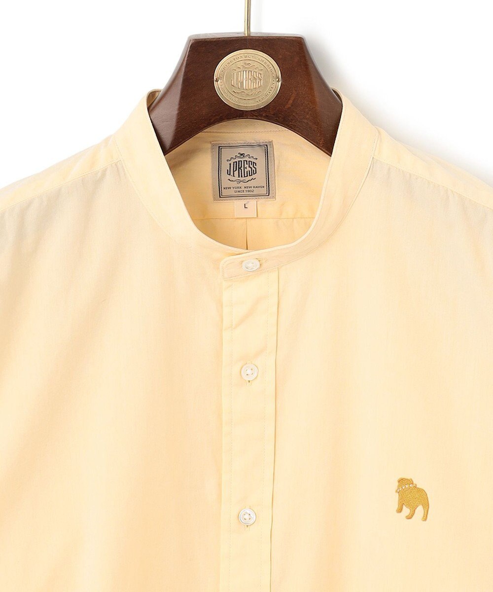 J.PRESS MEN 【WEB限定】ピンオックスバンドカラーバックブル シャツ 