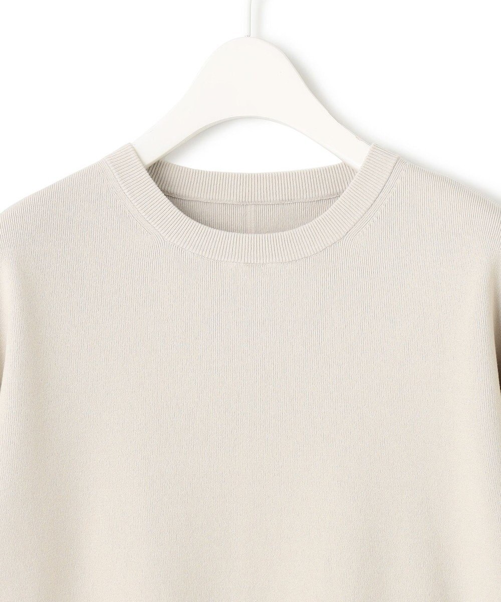 ICB L 【洗える】クロスコンビ シャツドッキングプルオーバー 