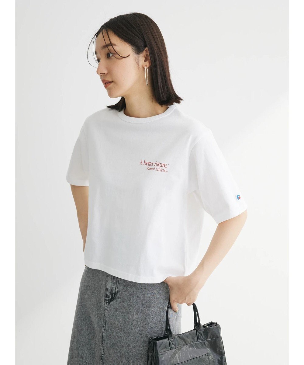 Green Parks ■別注ＲＵＳＳＥＬＬ　ＡＴＨＬＥＴＩＣ　ショート丈ｐｔＴ 