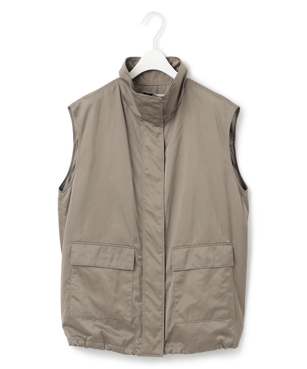 ICB 【洗える】グランウォームソフトサテン ミリタリーベスト 